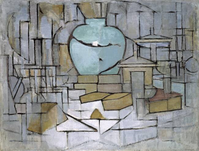 Nature morte au pot de Gingembre II Piet Mondrian