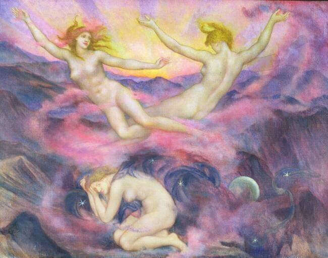 Night and Dawn Evelyn de Morgan