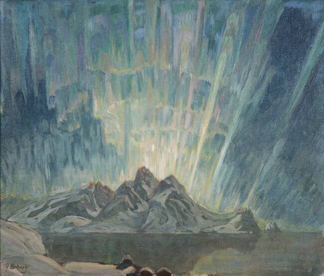 Northern Lights. Study from North Norway Anna Boberg
