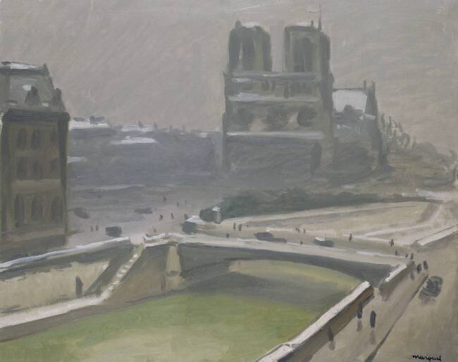 Notre-Dame in the Snow Albert Marquet
