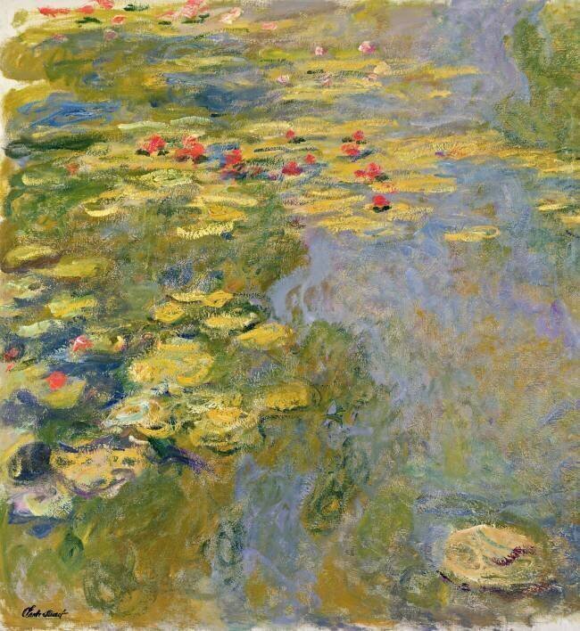 "Nymphéas" Peint a Giverny. Claude Monet
