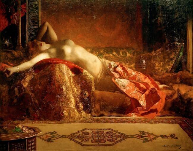 Odalisque couchée Benjamin-Constant