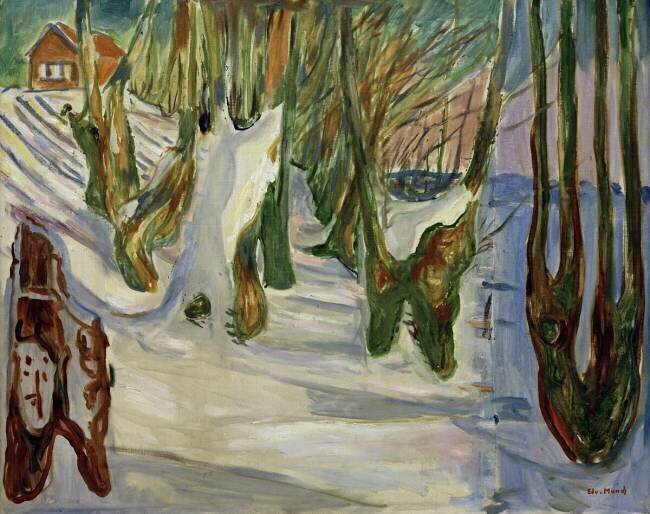 Old trees Edvard Munch