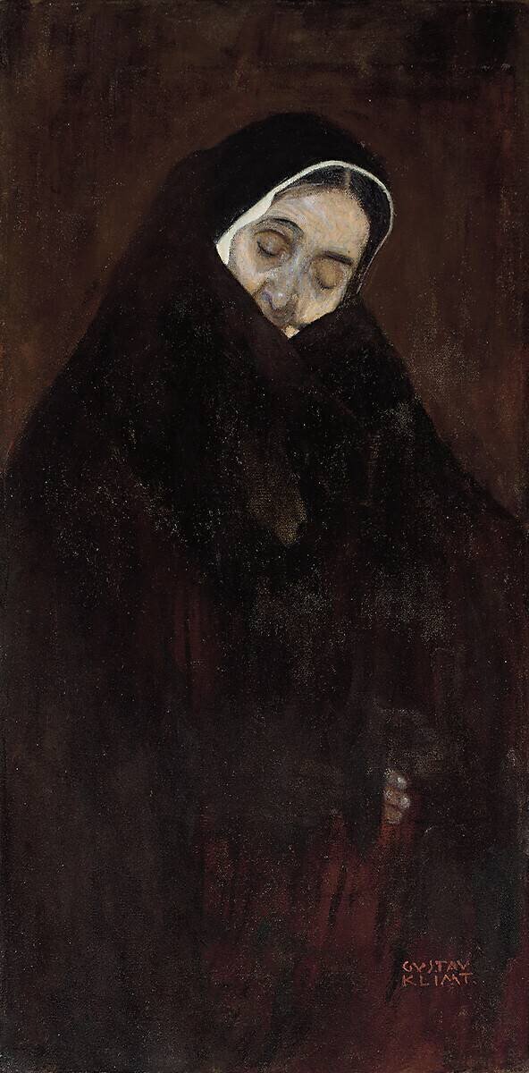 Old Woman Gustav Klimt