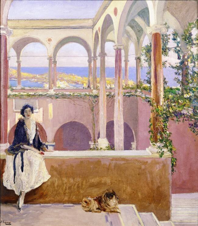 On the Riviera John Lavery