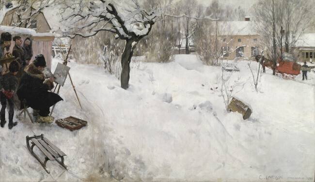 Open-Air Painter Carl Larsson
