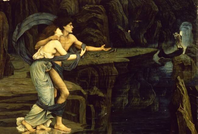 Orpheus and Eurydice on the Banks of the River Styx John Roddam Spencer Stanhope