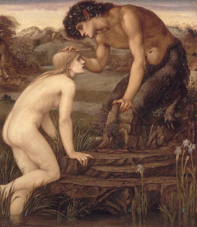 Pan and Psyche Edward Burne-Jones