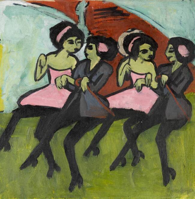 Panama Dancers Ernst Ludwig Kirchner