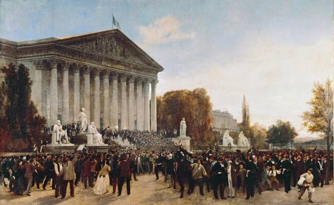 Paris, Palais Bourbon Jacques Guiaud