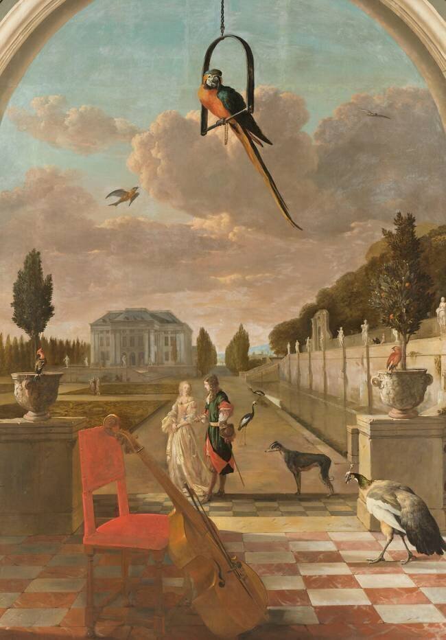 Park with Country House Jan Weenix