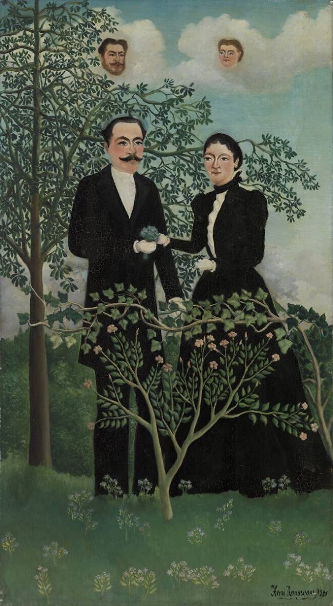 Past and Present Henri Rousseau