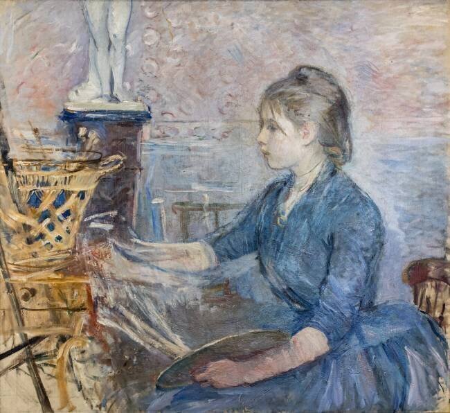 Paule Gobillard painting Berthe Morisot