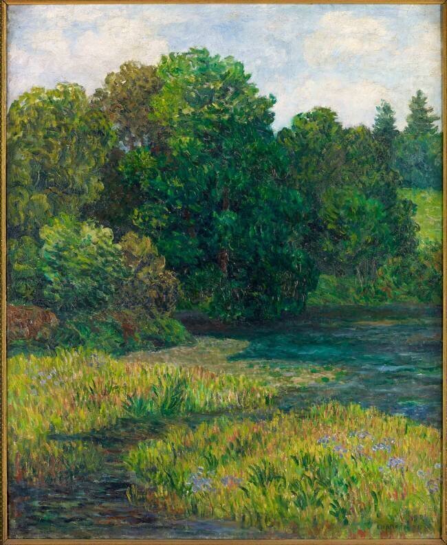 Paysage Ernest Ponthier de Chamaillard