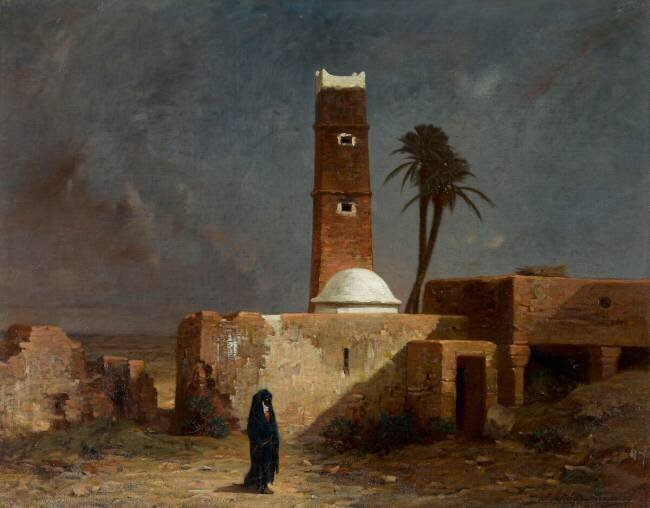 Paysage arabe Léon Joly de Saint François
