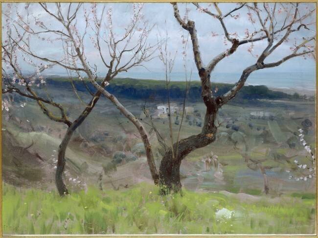 Paysage des Abruzzes Francesco Paolo Michetti