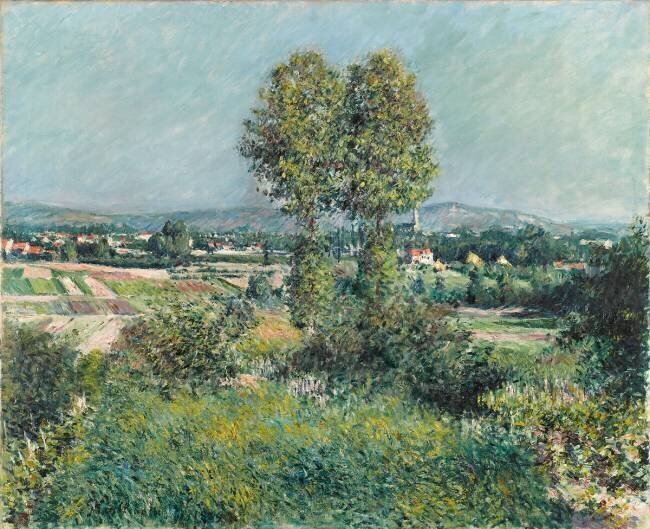 Paysage à Argenteuil Gustave Caillebotte