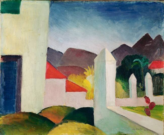 Paysage tunisien August Macke