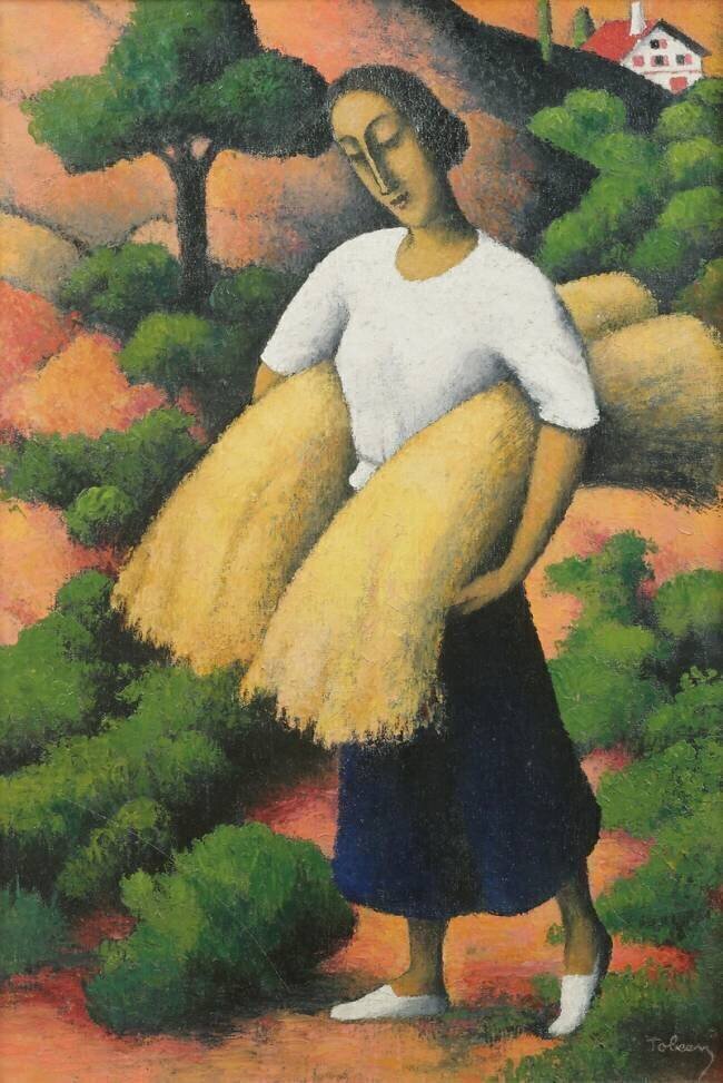 Peasant Harvest Felix Elie Tobeen