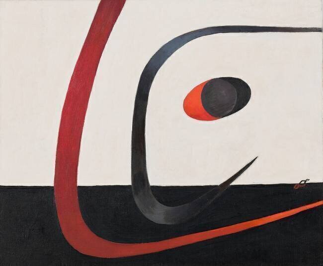 Peinture abstraite Lajos Tihanyi