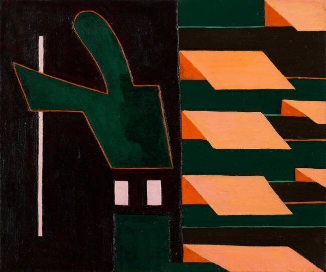 Peinture abstraite Lajos Tihanyi
