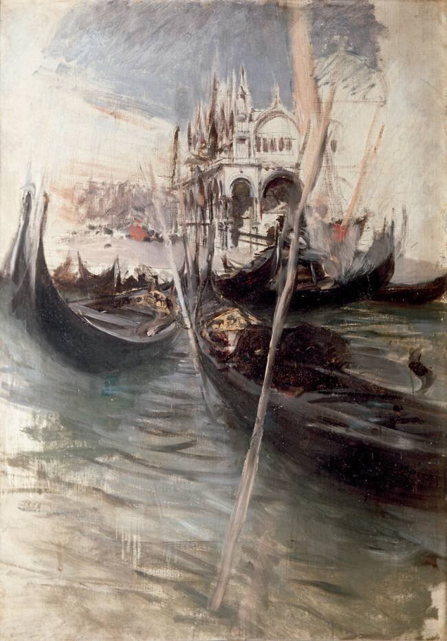 Pier and San Marco in Venice Giovanni Boldini