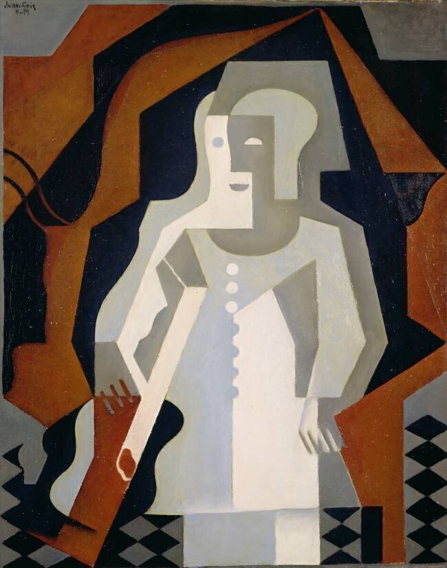 Pierrot with the guitar Juan Gris