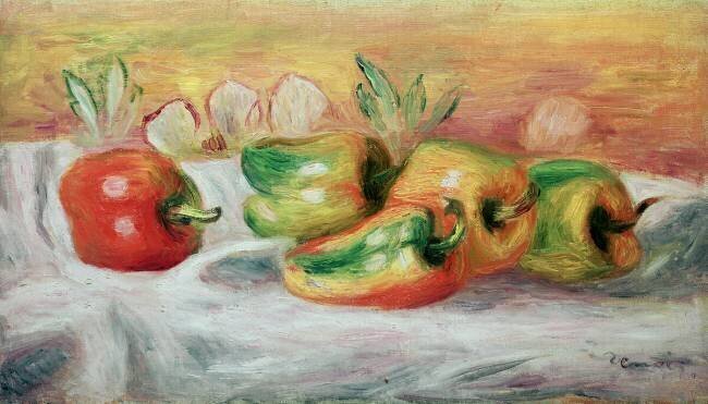 Pimientos Auguste Renoir