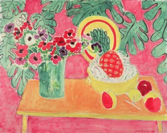 Pineapple and Anemones Henri Matisse