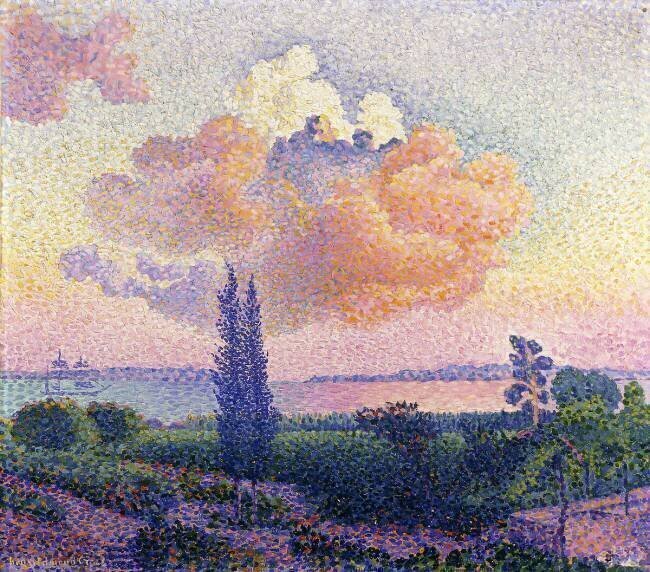 Pink Clouds Henri-Edmond Cross