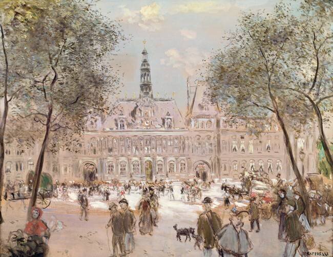 Place de l'Hotel-de-Ville Jean-François Raffaelli