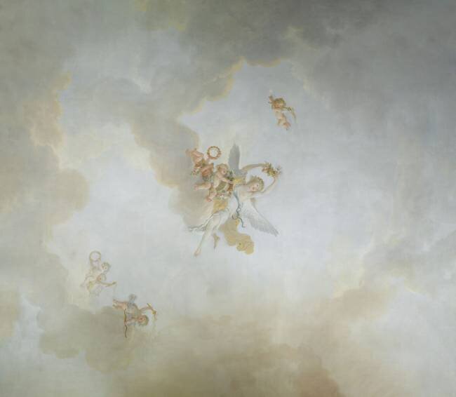 Plafond du Boudoir de la Reine : l'Aurore Jean-Simon Berthélemy