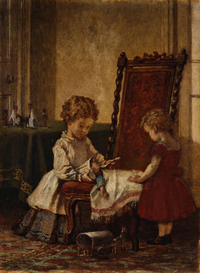 Playing Field Hospital William Morris Hunt