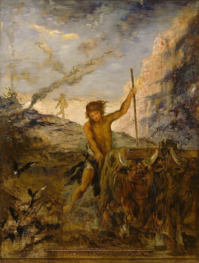 Polyptique : La Vie de l'humanité Gustave Moreau