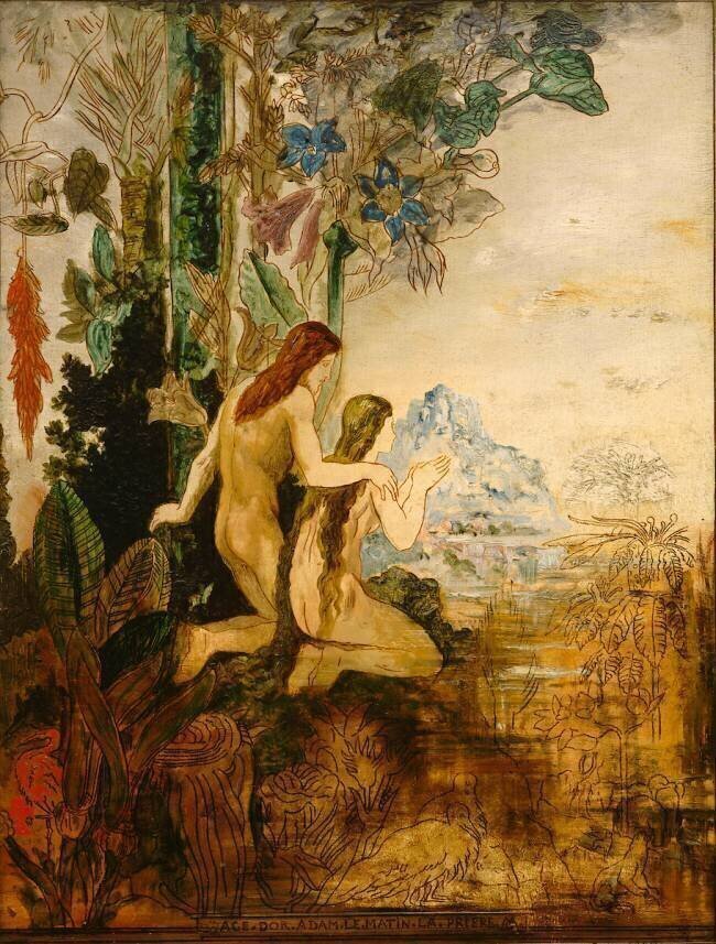 Polyptique : La Vie de l'humanité Gustave Moreau