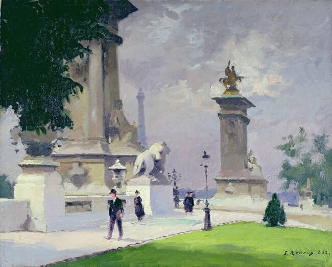 Pont Alexandre III Jules Ernest Renoux