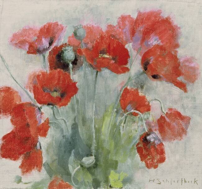 Poppies Hélène Schjerfbeck