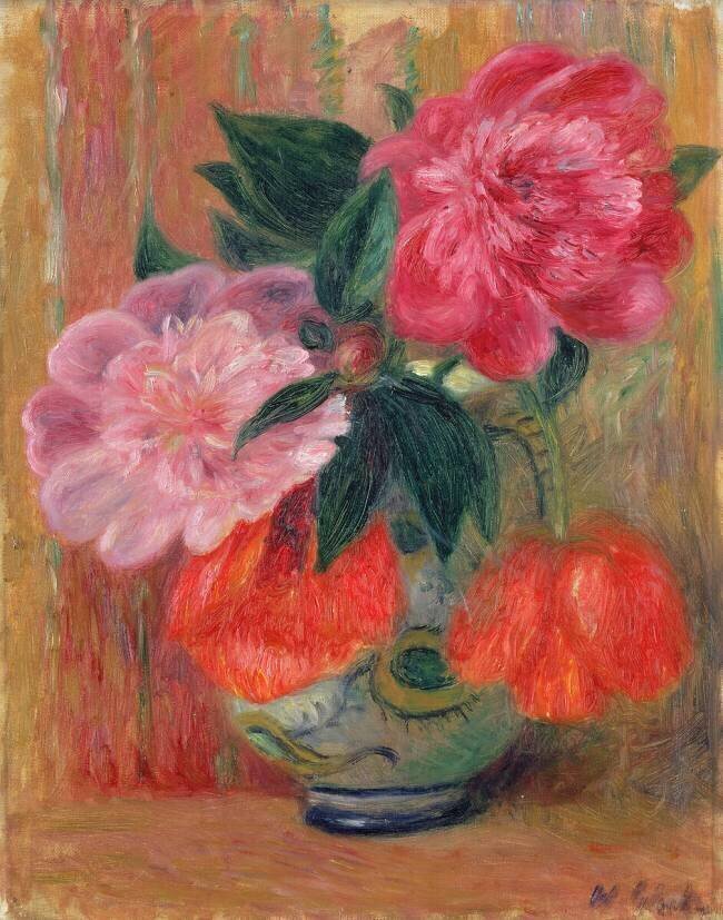 Poppies and Peonies William James Glackens