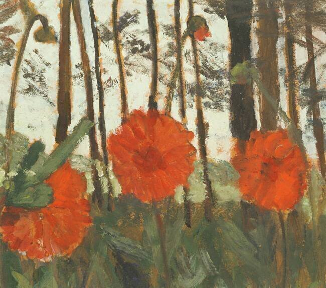 Poppies on the Edge of a Wood Paula Modersohn-Becker