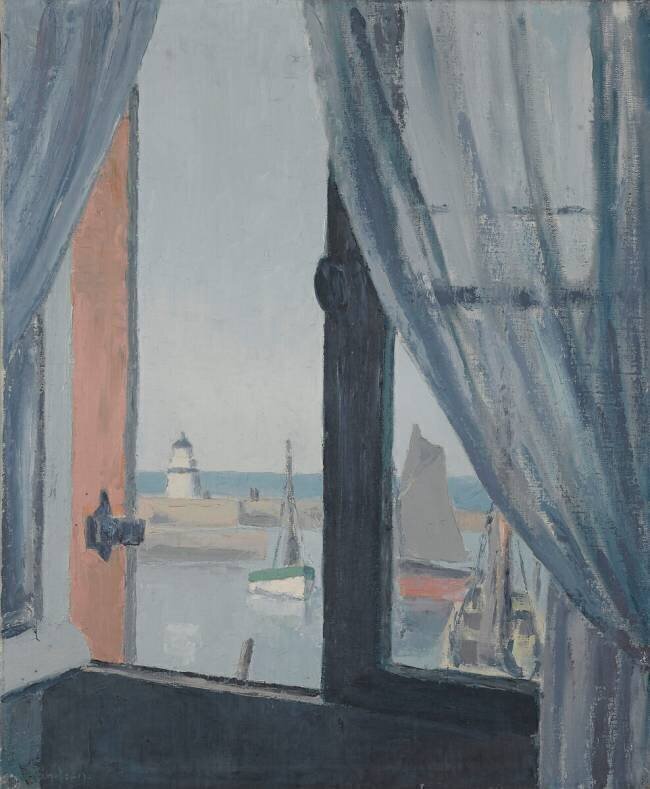 Port de Joinville, the view of the lighthouse (Window on Yeu Island) Jean Morin