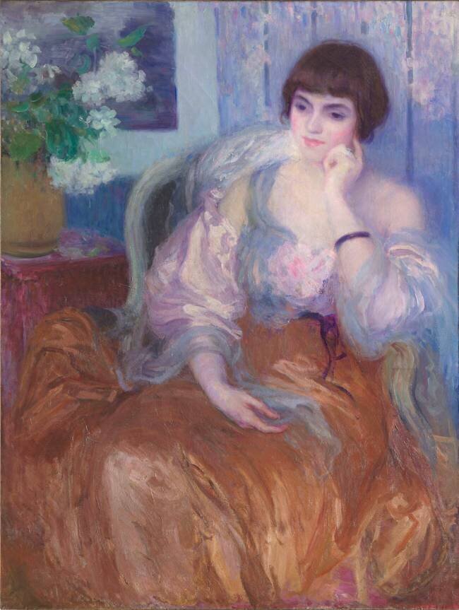 Portrait de jeune fille Helen Le Roy d'Etiolles