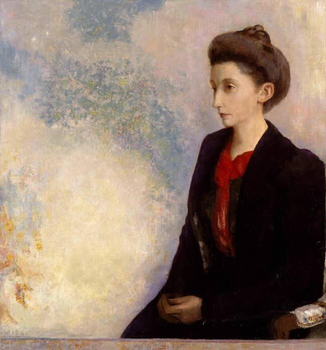 Portrait de la baronne Robert de Domecy Odilon Redon