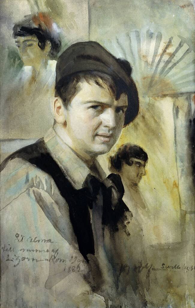 Portrait de l'artiste Anders Zorn