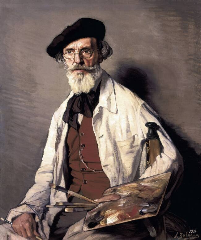Portrait du peintre Pablo Uranga Ignacio Zuloaga y Zabaleta