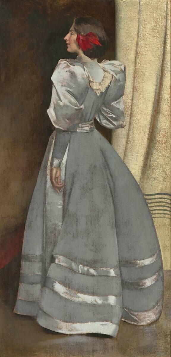Portrait gris, dit aussi "La Dame en gris" John White Alexander