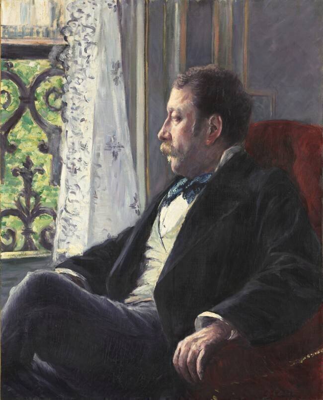 Portrait of a Man Gustave Caillebotte