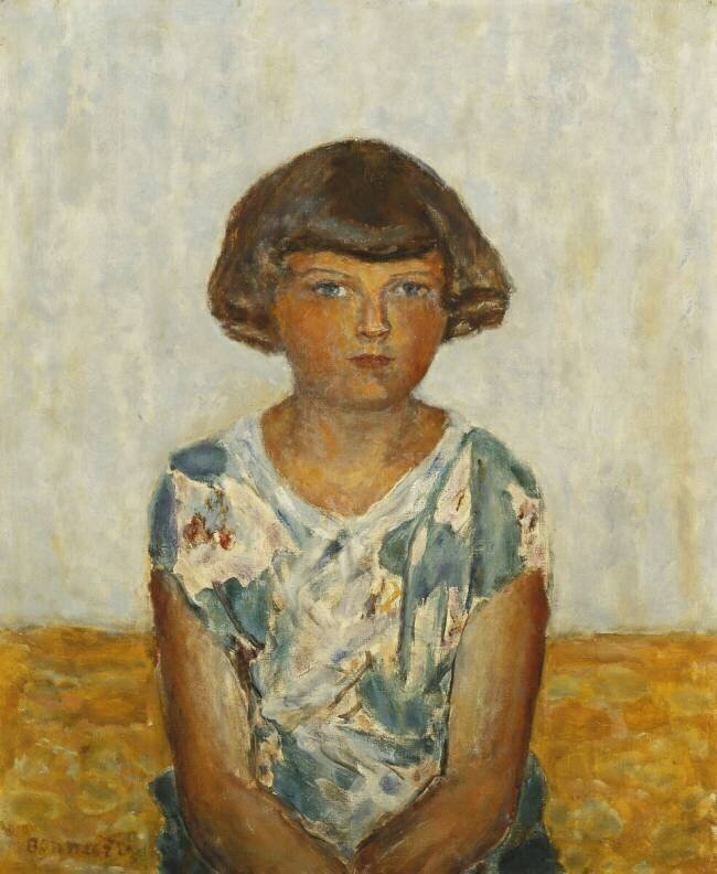 Portrait of a Young Girl Pierre Bonnard