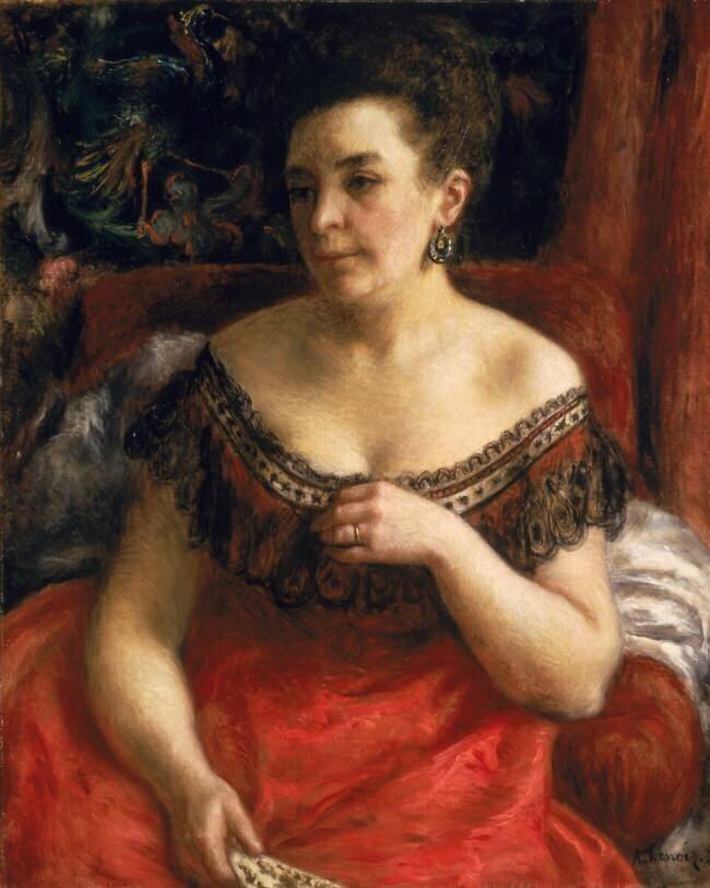 Portrait of Blanche Marie Renoir Auguste Renoir