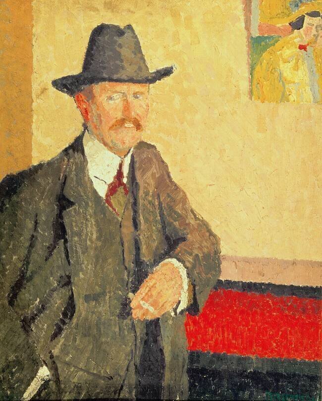 Portrait of Charles Ginner Malcolm Drummond