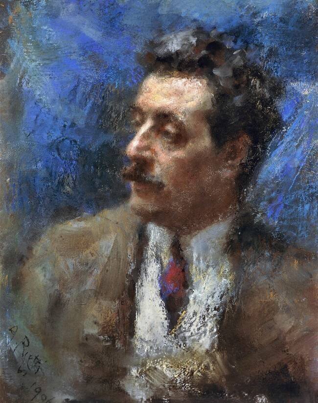 Portrait of Giacomo Puccini Arturo Rietti